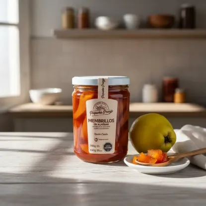 Imagen de Membrilloen almibar frasco 700 gr