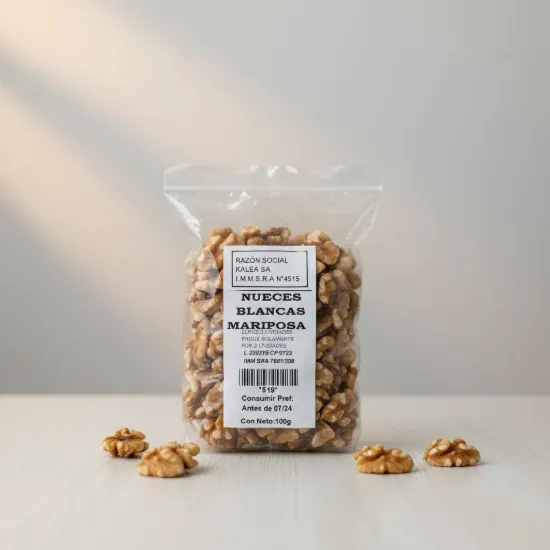 Imagen de Nueces blancas mariposa 100 g