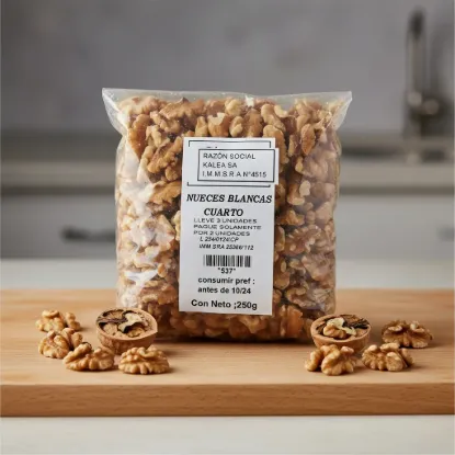 Imagen de Nueces blancas cuartos 250 g