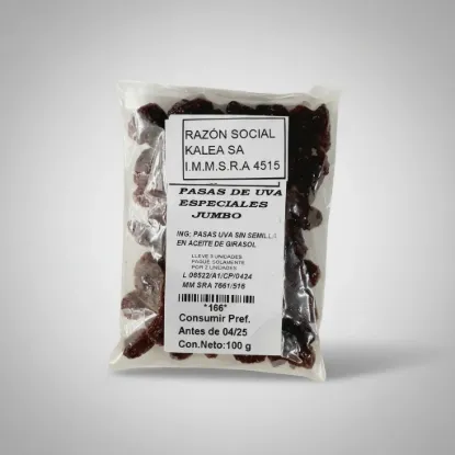 Imagen de Pasas especiales  jumbo 100 g