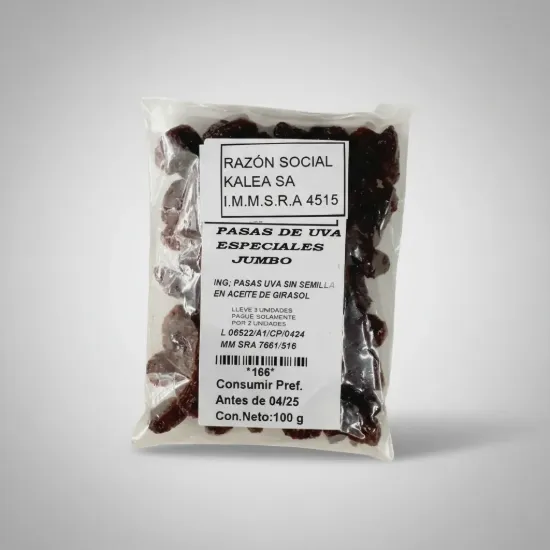 Imagen de Pasas especiales  jumbo 100 g
