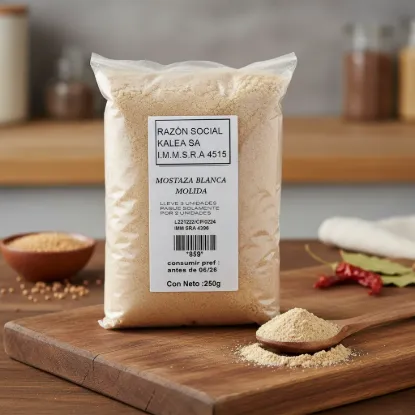 Imagen de Mostaza blanca molida y en grano 50 gr