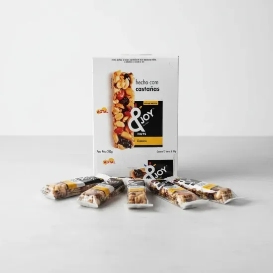 Imagen de Barra almendra, castaña,mani, sin gluten 12 x. 30 gr