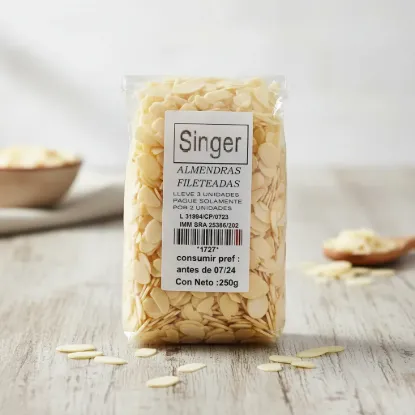 Imagen de Almendras fileteadas 250g