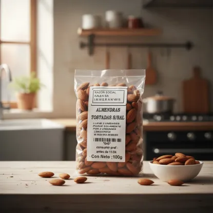 Imagen de Almendras tostadas sin sal 100 gr