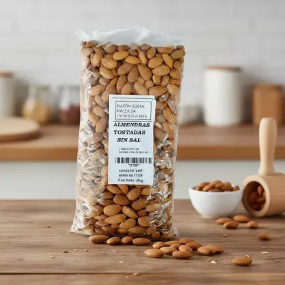 Imagen de Almendras tostadas sin sal 5 k