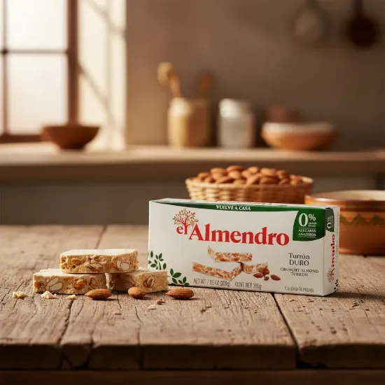 Imagen de Turron  español sin azúcar blando o duro  200 gr