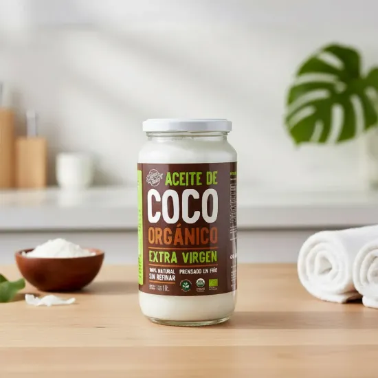 Imagen de Aceite de coco neutro,  orgánico 1 L.