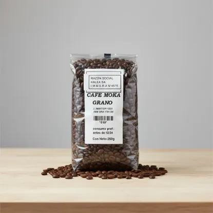 Imagen de Cafe moka grano  sin azucar 250 g