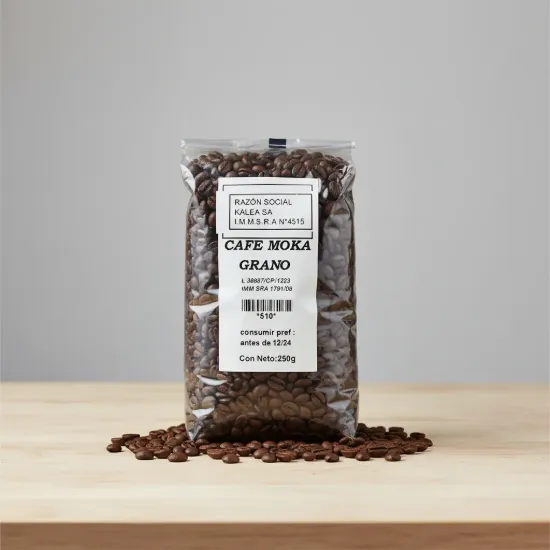 Imagen de Cafe moka grano  sin azucar 250 g
