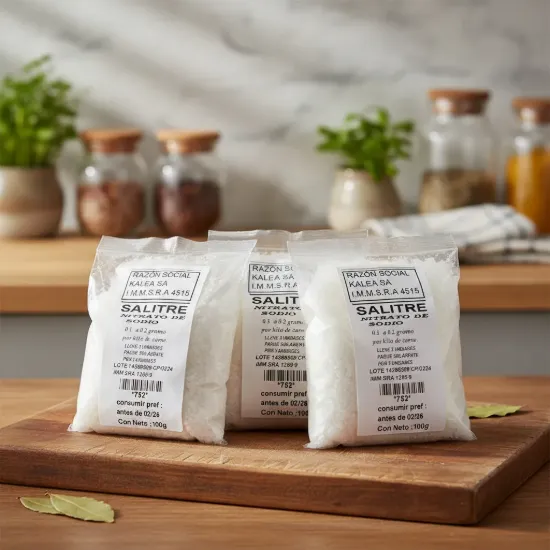 Imagen de Salitre nitrito  de sodio 100 gr