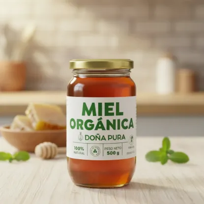 Imagen de Miel organica 500 gr