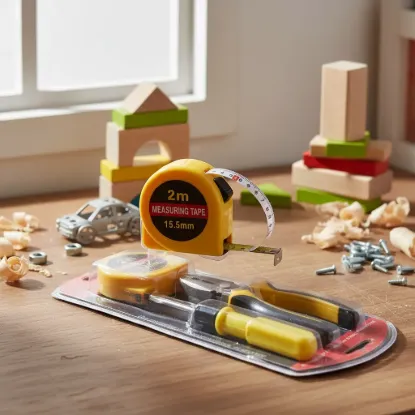 Imagen de Set herramientas: cinta métrica,destornillador, pinza