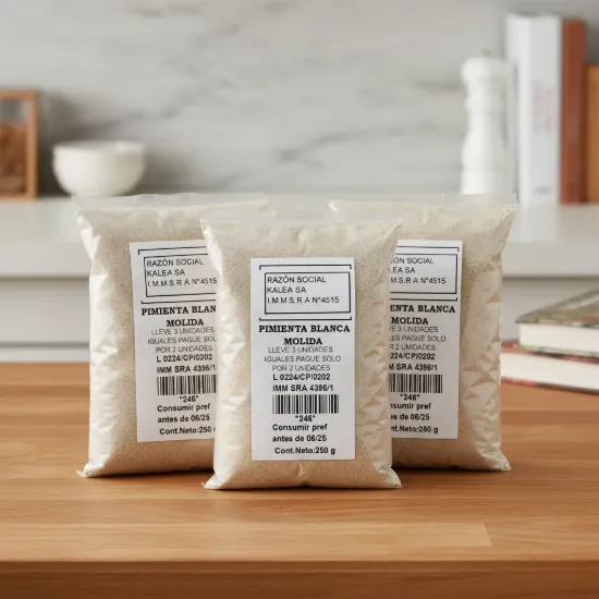 Imagen de Pimienta blanca pura molida  1 kg