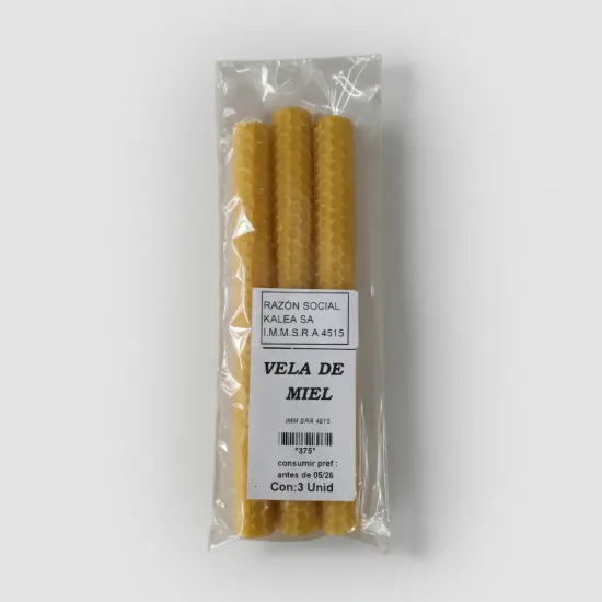 Imagen de Velas de miel 3 unidades