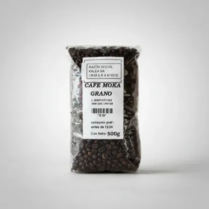 Imagen de Cafe moka en grano  sin azucar 500 g