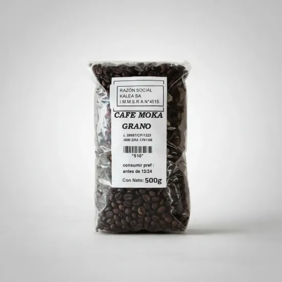 Imagen de Cafe moka en grano  sin azucar 500 g