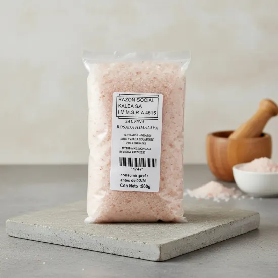 Imagen de Sal rosada fina  del himalaya 500 g