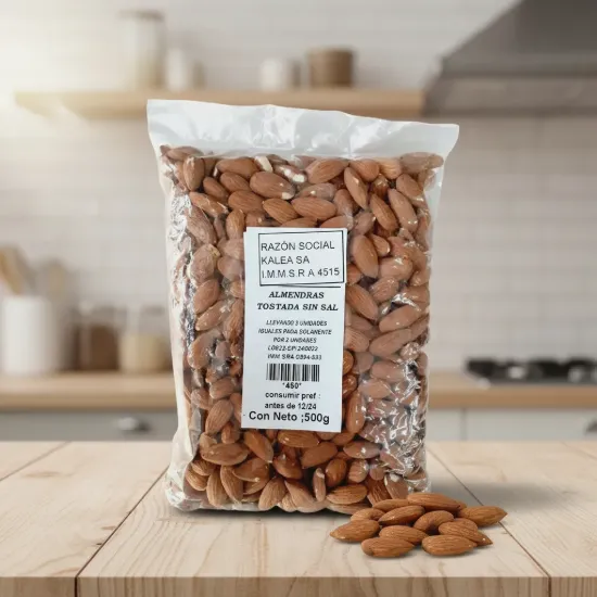 Imagen de Almendras tostadas sin sal 500 gr