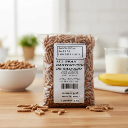 Imagen de All bran bastones de salvado  1 kg
