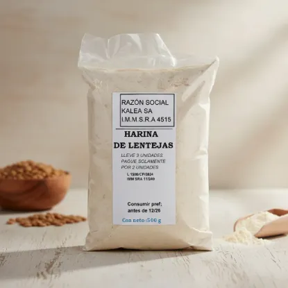 Imagen de Harina de lentejas 500 g