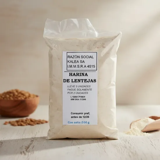 Imagen de Harina de lentejas 500 g
