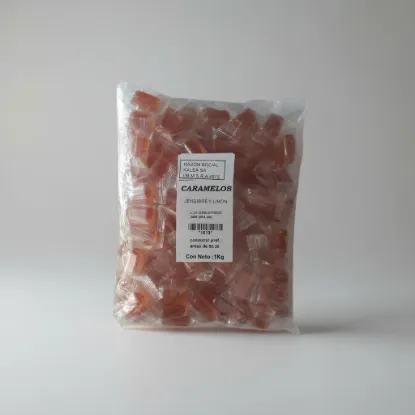Imagen de Caramelos de jengibre y limon 1 kilo