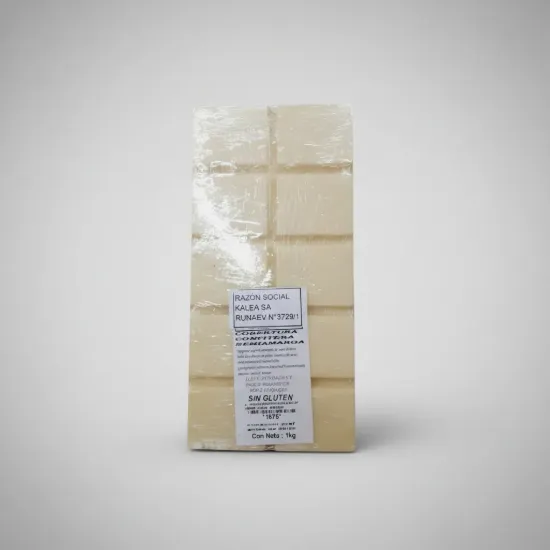Imagen de Cobertura  blanca sìmil chocolate sin azucar 1 kg