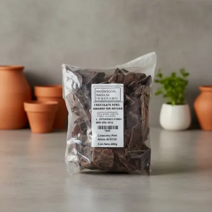 Imagen de Chocolate puro amargo sin azúcar 400 gr