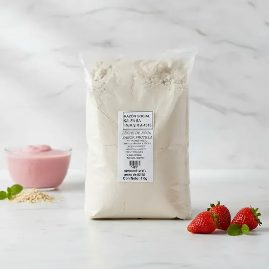 Imagen de Leche de soja en polvo de frutilla 1 k