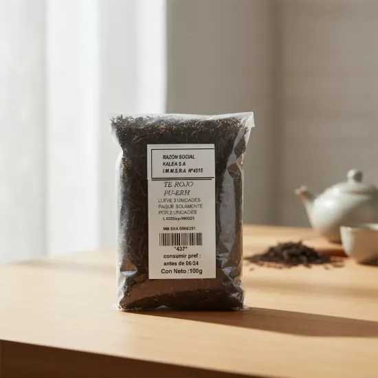 Imagen de Te rojo pu erh 100 gr