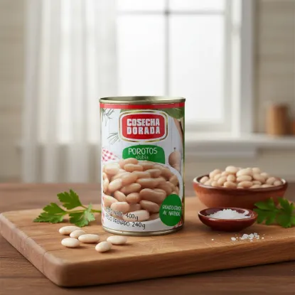 Imagen de Porotos alubia en latas 400 gr. 3 latas