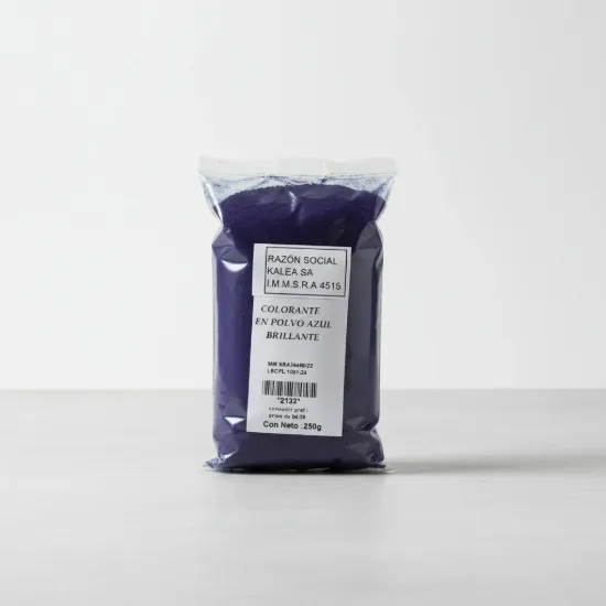 Imagen de Colorante en polvo azul brillante 250 g