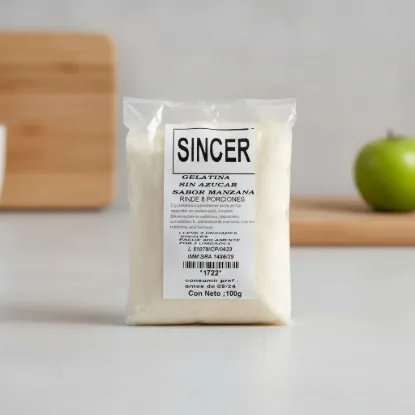 Imagen de Gelatina de manzana sin azucar 64 porc 100g