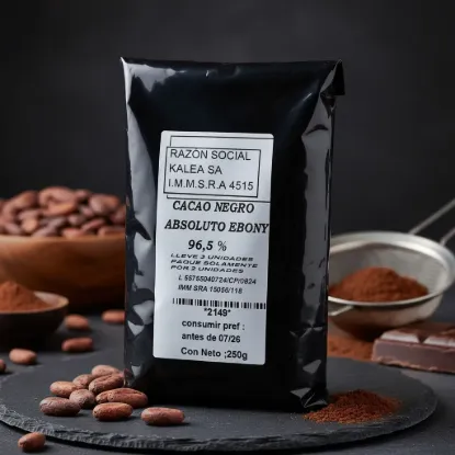 Imagen de Cacao negro absoluto ebony nigeria 250 g