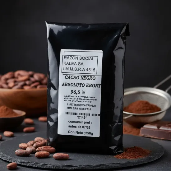 Imagen de Cacao negro absoluto ebony nigeria 250 g