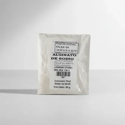 Imagen de Alginato de sodio 50 gr