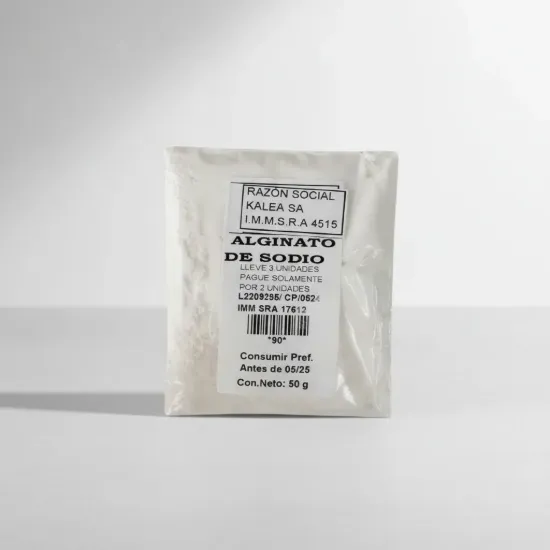 Imagen de Alginato de sodio 50 gr