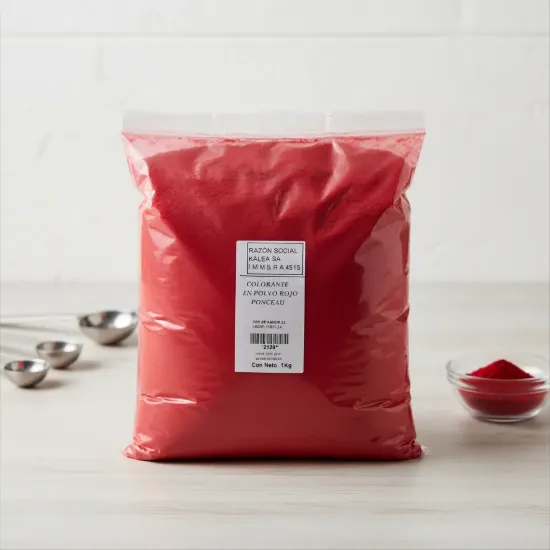 Imagen de Colorante rojo ponceau en polvo  1 k