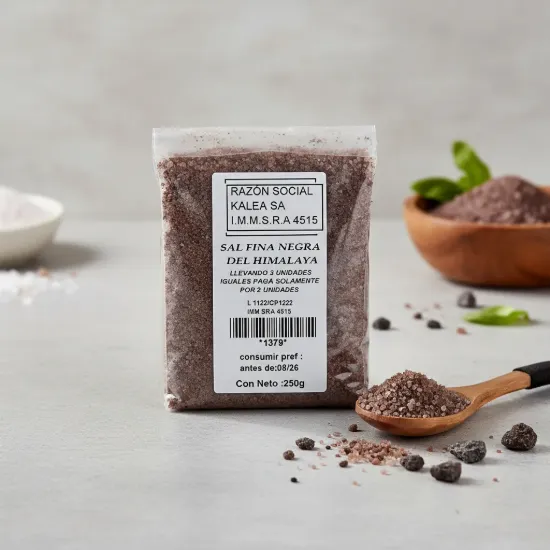 Imagen de Sal fina  negra del himalaya 250g