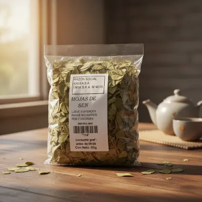 Imagen de Hojas de  sen 100 gr