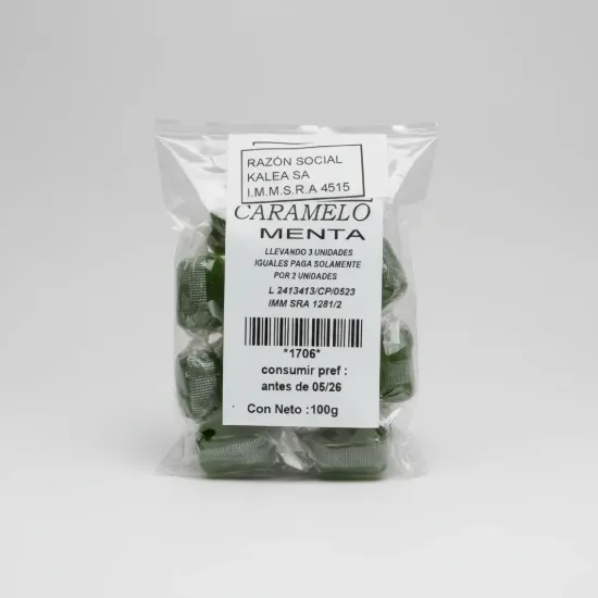 Imagen de Caramelos miel y menta 100 g