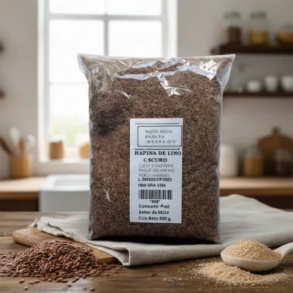 Imagen de Harina lino odcuro 500 gr