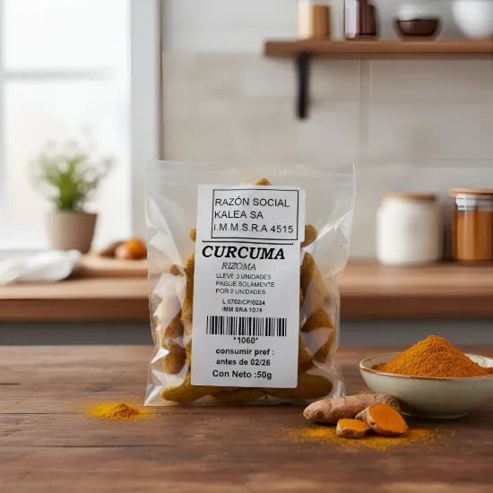 Imagen de Curcuma raiz rizoma 50 gr