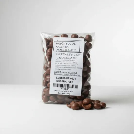 Imagen de Cereales recubiertos de chocolate 100 gr