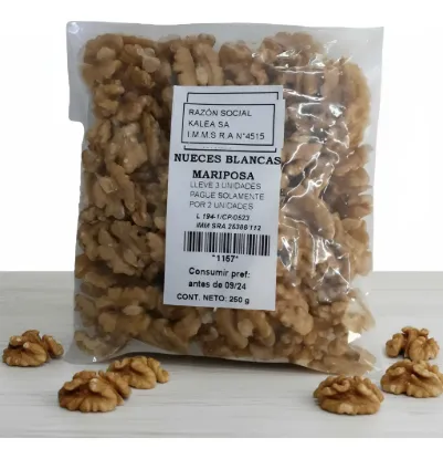 Imagen de Nueces blancas mariposa 250 g