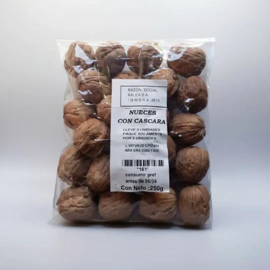 Imagen de Nueces con cascara  250 gr