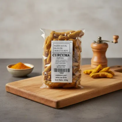Imagen de Curcuma raiz rizoma 250 gr