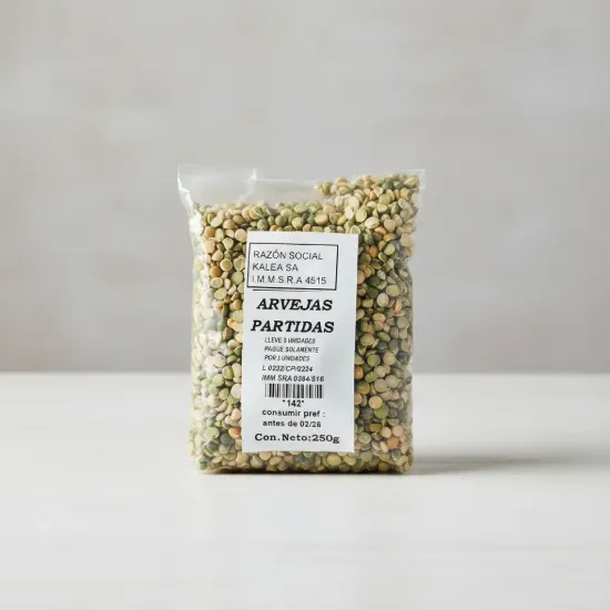 Imagen de Arvejas partidas 250 gr