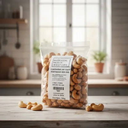 Imagen de Castañas caju enteras  tostadas sin sal 100 gr